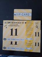 Tennis tickets uit 1989 + vip card