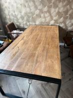 Nette mangohouten tafel 100x210, Huis en Inrichting, Tafels | Eettafels, Ophalen, Mango, 200 cm of meer, 50 tot 100 cm