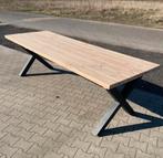 Robuuste Tuintafel Massief Douglas - Stalen Poten - NIEUW, Tuin en Terras, Tuintafels, Ophalen of Verzenden, Nieuw, Rechthoekig