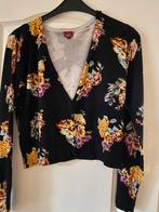 LIV Collection vest met bloemenprint Maat 42 - Maat XL, Zwart, Maat 42/44 (L), Ophalen of Verzenden, Zo goed als nieuw