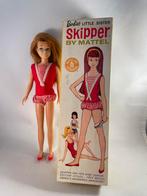 Vintage Barbie zusje Skipper roodharig + deksel doos 1963, Verzamelen, Poppen, Gebruikt, Ophalen of Verzenden, Mattel, Xxxx