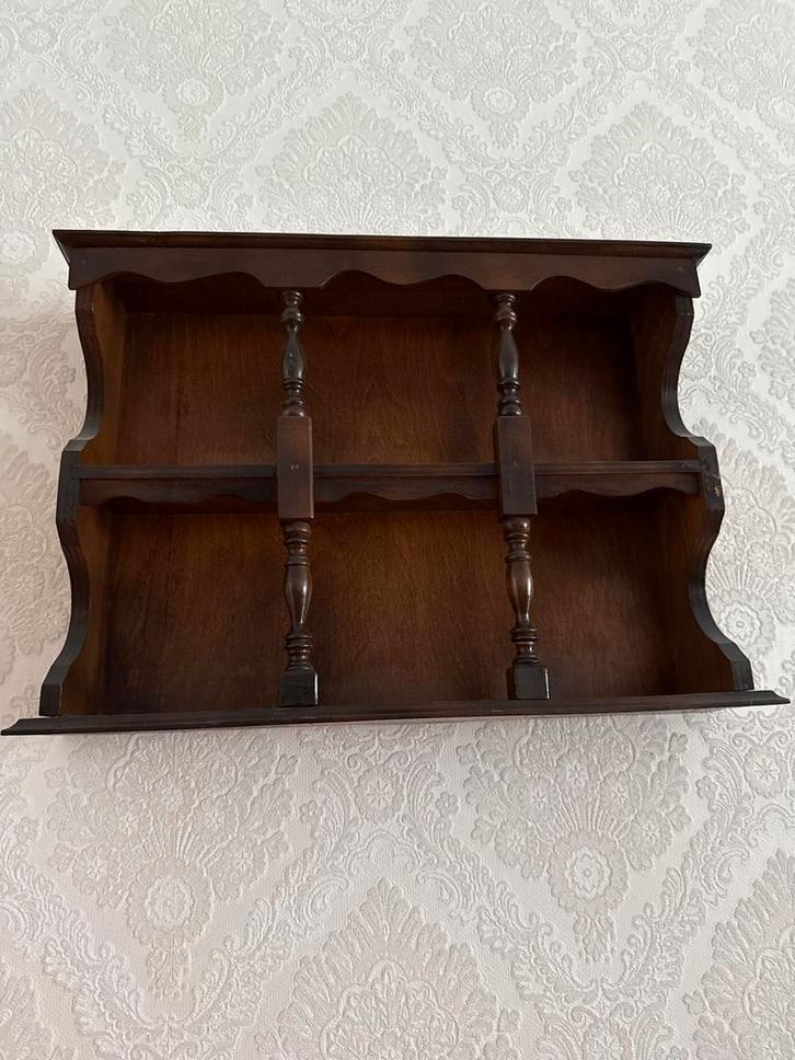 Vintage Houten Wandrek, Huis en Inrichting, Woonaccessoires | Wandplanken en Boekenplanken, Gebruikt, Ophalen