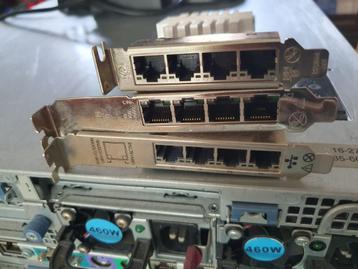 3x Quad PCI 10/100/1000 Gigabit Ethernet Port – Razendsnel beschikbaar voor biedingen