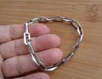 zilveren closed for ever armband [127], Verzenden, Zo goed als nieuw, Zilver, Zilver