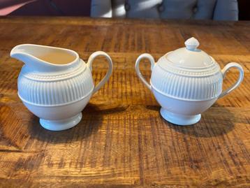 Wedgwood Windsor roomstel (melkkan – suikerpot). beschikbaar voor biedingen