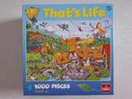 That's life puzzel, 1000 stukjes, Ophalen of Verzenden, 500 t/m 1500 stukjes, Zo goed als nieuw, Legpuzzel