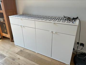 Ikea VIHALS Buffetkast (buffet cabinet), wit, 140x37x75 cm beschikbaar voor biedingen