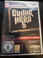 Wii guitar hero 5, Muziek, 1 speler, Ophalen of Verzenden, Zo goed als nieuw