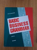 Basic business grammar isbn 978906673754, Boeken, Zo goed als nieuw, Dr p j van der voort, Beta, HBO