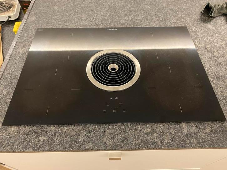 BORA BIU Inductie Kookplaat met geïntegreerde afzuiging, Witgoed en Apparatuur, Kookplaten, Gebruikt, Inbouw, Inductie, 4 kookzones