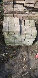 100 betonklinkers grijs, Ophalen, Gebruikt, Klinkers, Minder dan 5 m²