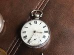 Mooi zilveren zakhorloge  met dubbele kast, Antiek en Kunst, Antiek | Goud en Zilver, Ophalen of Verzenden, Zilver