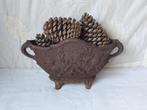 Decoratieve oude zware franse gietijzeren jardiniere, Antiek en Kunst, Curiosa en Brocante, Verzenden