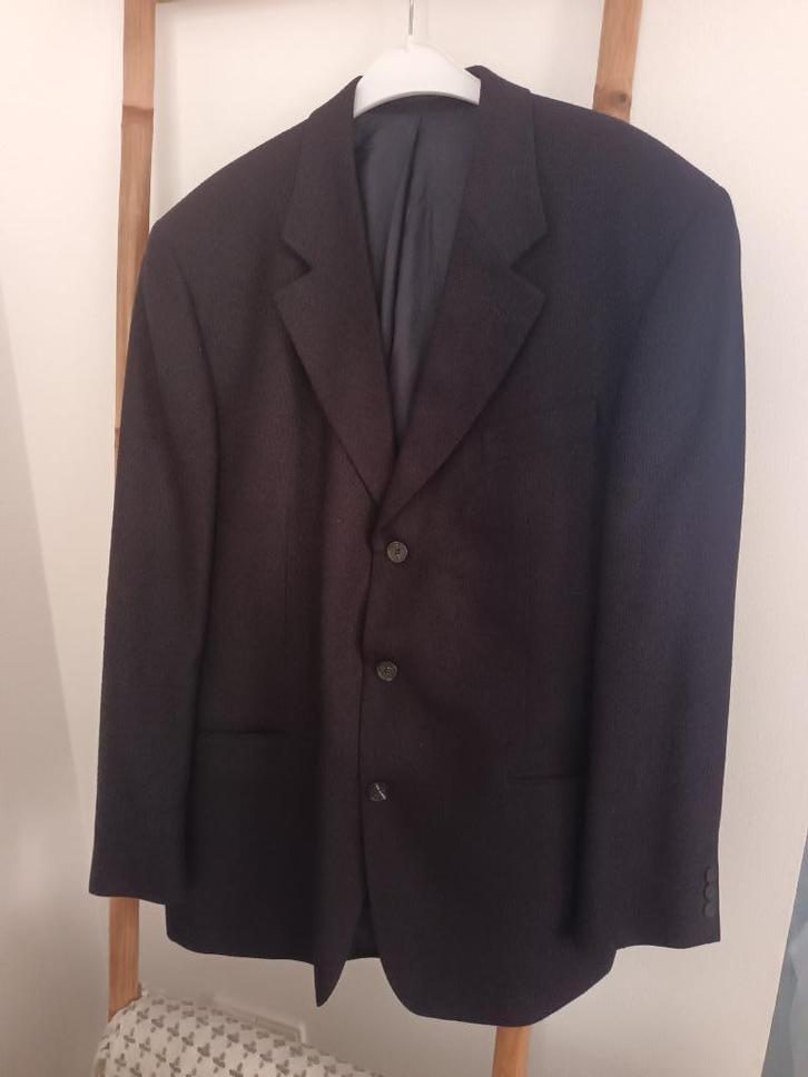 Donkerblauw net jasje colbert Frans Molenaar maat 54 56, Kleding | Heren, Kostuums en Colberts, Gedragen, Maat 56/58 (XL), Blauw