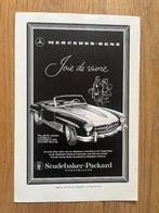 Mercedes-Benz 190SL originele advertentie vintage 190 SL, Ophalen of Verzenden, Gelezen, Mercedes