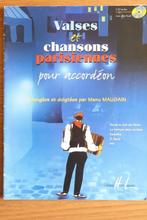 Valses et chansons parisiennes   inclusief meespeel-CD, Muziek en Instrumenten, Bladmuziek, Gebruikt, Overige soorten, Ophalen of Verzenden