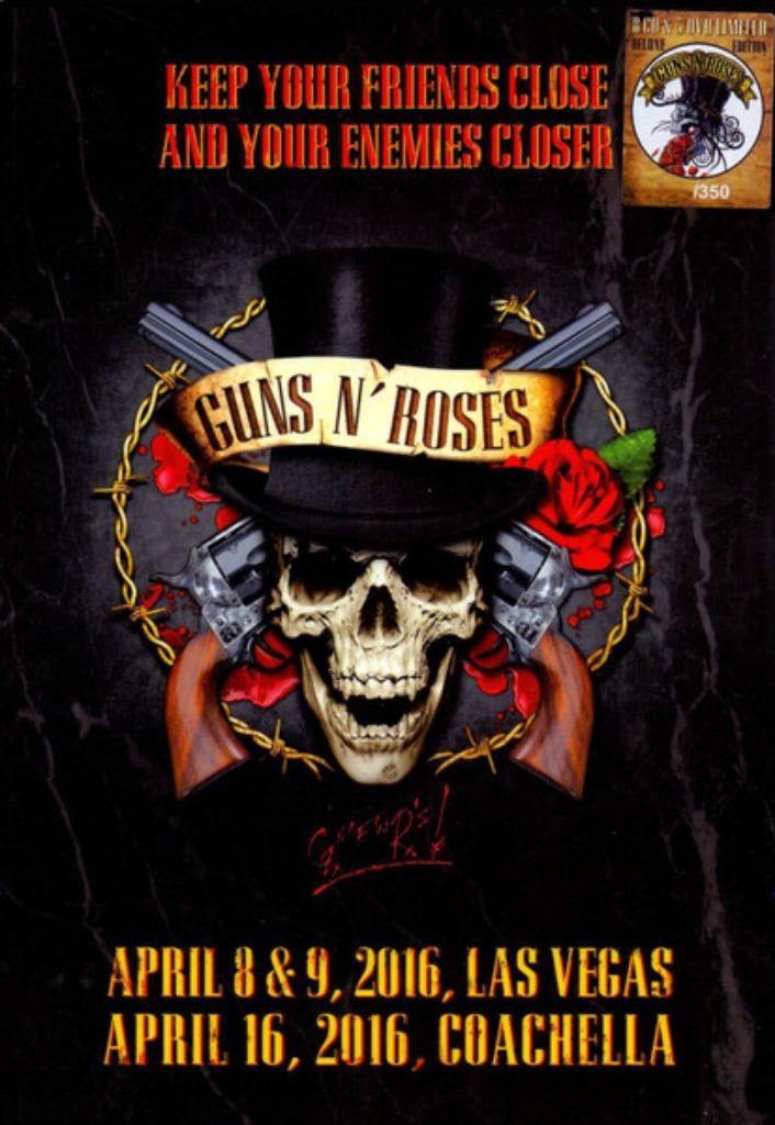 Guns n Roses - Keep your friends close 8cd/3dvd set lim.ed., Cd's en Dvd's, Cd's | Hardrock en Metal, Nieuw in verpakking, Boxset