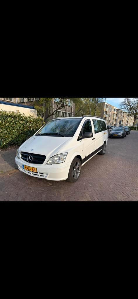 Mercedes-Benz Vito 2.1 CDI 113 lang DC 2012 dubbele cabine, Auto's, Bestelauto's, Particulier, ABS, Achteruitrijcamera, Airbags