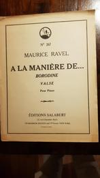 Ravel. Borodine - Valse .  piano solo, Ophalen of Verzenden, Gebruikt, Artiest of Componist, Klassiek