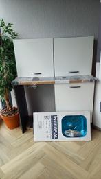 Keukenblok 120cm nieuw in doos en uit voorraad leverbaar, Ophalen, Nieuw, Enkelwandige keuken, Kunststof