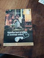 Advertentie van de PTT  oma 1977, Ophalen of Verzenden, Zo goed als nieuw, Overige typen