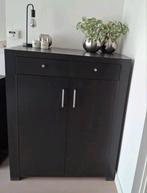 Custom made tv meubel eiken massief (twv €1250) kast deuren, Ophalen of Verzenden, Zo goed als nieuw