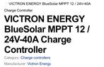Victron energy blue solar 12/24V 40A controller, Ophalen, Zo goed als nieuw