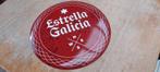 Zeldzaam emaillebord Estrella Galicia (rood), Verzamelen, Biermerken, Nieuw, Overige merken, Reclamebord, Plaat of Schild, Ophalen of Verzenden
