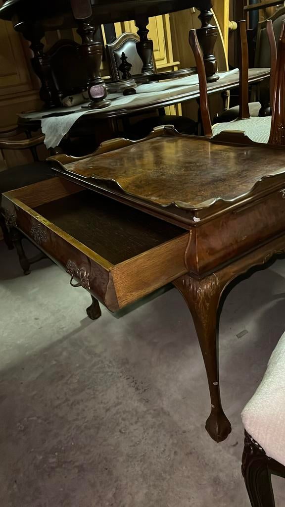 Barok Theetafel met Lade, Ophalen