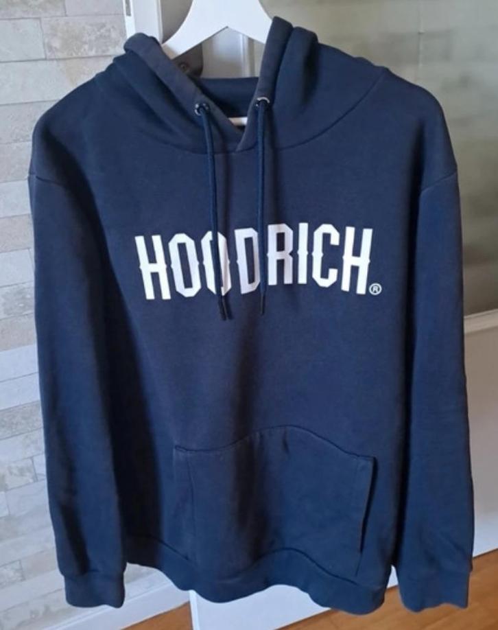 Hoodie trui sweater hoodrich L blauw blauwe, Kleding | Heren, Truien en Vesten, Gedragen, Maat 52/54 (L), Blauw, Verzenden