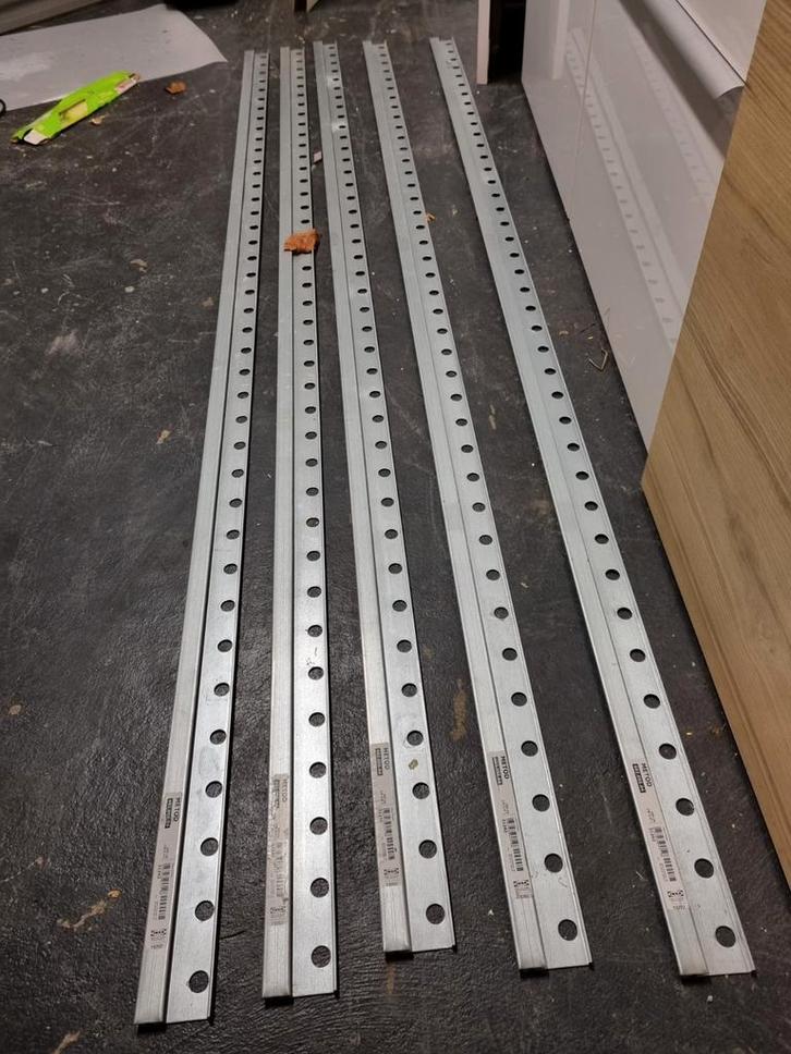 Ophangrails voor Keuken - Metod IKEA, Doe-het-zelf en Verbouw, Metalen, Ophalen