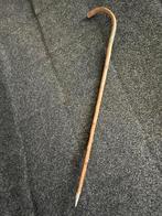 Authentieke Oude Wandelstok met Gebogen Handvat, Ophalen