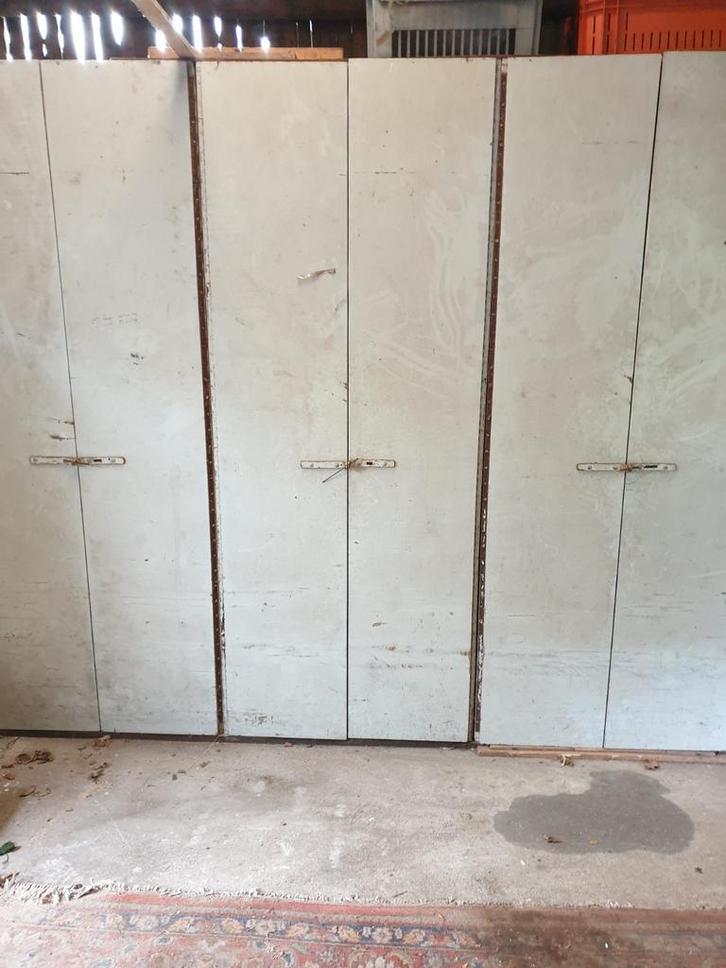 Grote Multiplex Kasten voor Berging/Schuur/Garage, Huis en Inrichting, Kasten | Kledingkasten, Gebruikt, 200 cm of meer, 200 cm of meer