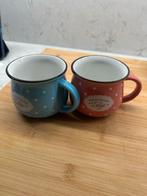 2 Kosova Kopjes met Polka Dots, Huis en Inrichting, Keuken | Servies, Keramiek, Ophalen of Verzenden, Zo goed als nieuw, Overige stijlen