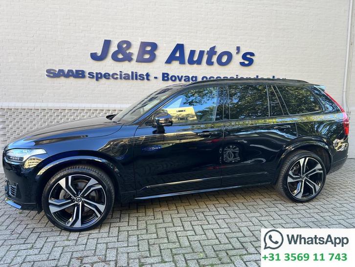 Volvo XC90 2.0 T8 Twin Engine AWD R-Design Luchtvering 360gr, Auto's, Volvo, Bedrijf, Te koop, XC90, 360° camera, 4x4, ABS, Achteruitrijcamera