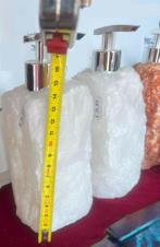 5 SOORTEN MINERALEN ZEEPDISPENSERS ZOALS ROZENKWARTS, Ophalen of Verzenden, Mineraal