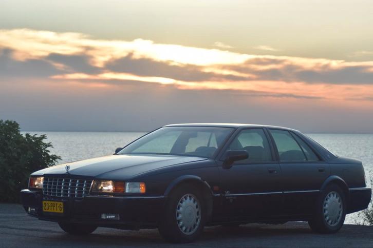 Cadillac Seville 4.6 Sedan STS 32V Northstar AUT 1994 Blauw, Auto's, Cadillac, Seville, Airbags, Airconditioning, Centrale vergrendeling