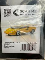 1:18 Lamborghini Countach LP5000 Quattrovalvole geel Kyosho, Hobby en Vrije tijd, Modelauto's | 1:18, Kyosho, Auto, Nieuw, Ophalen of Verzenden