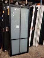 83x201,5cm stomp binnendeur staallook zwart mat glas SL5, Nieuw, 80 tot 100 cm, Ophalen, 200 tot 215 cm