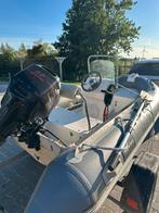 Rib rubberboot 350 Exellent met console incl 15pk mercury, Gebruikt, Benzine, Minder dan 70 pk, Overige materialen