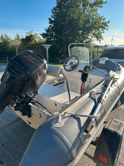 Rib rubberboot 350 Exellent met console incl 15pk mercury, Watersport en Boten, Rubberboten, Gebruikt, Overige merken, Overige materialen