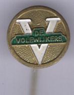 De Volewijckers koper voetbal club speldje ( Y_134 ), Verzamelen, Verzenden, Nieuw, Sport, Speldje of Pin