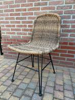 Rotan Tuinstoelen Set van 6 - Weerbestendig Smeedijzer frame, Tuin en Terras, Ophalen, Gebruikt, Rotan