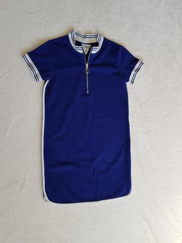 Mooi marine blauw IKKS jurkje maat 10/138.  beschikbaar voor biedingen