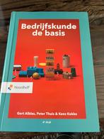 Kees Kokke - Bedrijfskunde, de basis, Boeken, Kees Kokke; Gert Alblas; Peter Thuis, Nederlands, Ophalen of Verzenden, Zo goed als nieuw