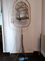 Antieke geel koperen vogelkooi, Antiek en Kunst, Ophalen