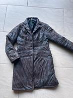 Dames lange vintage jas indies - maat M, Kleding | Dames, Maat 38/40 (M), Zwart, Ophalen of Verzenden, Zo goed als nieuw