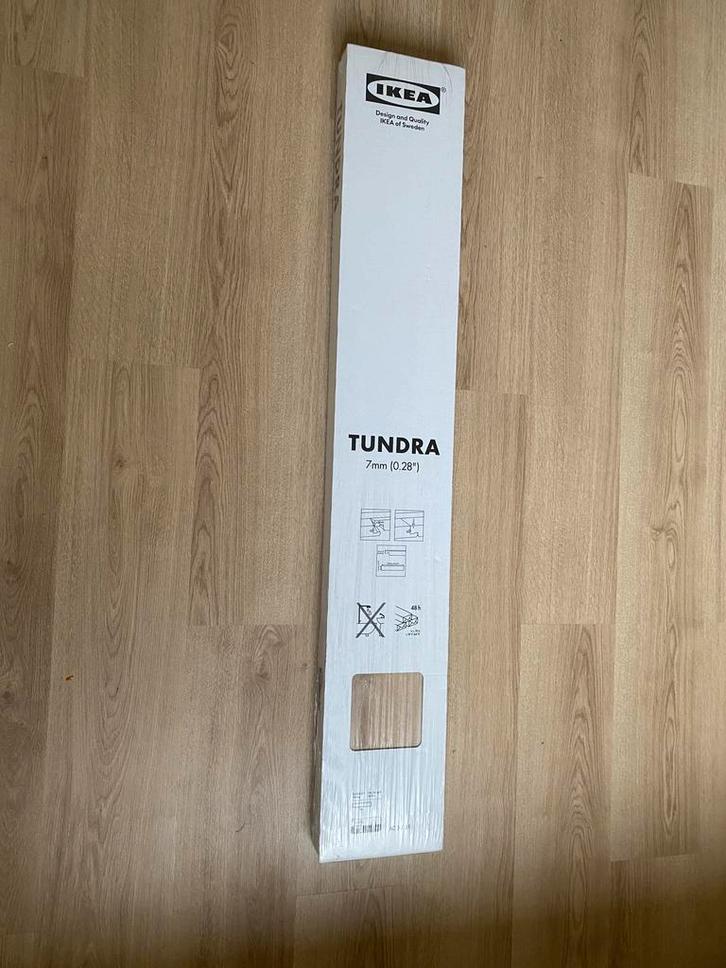 Ikea laminaat Tundra eiken, 4 dichte pakken, 8,98m2, Huis en Inrichting, Stoffering | Vloerbedekking, Nieuw, Laminaat, Overige kleuren