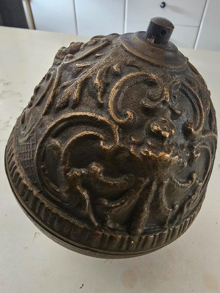 Antieke Bronzen Ornamentale Bol, Antiek en Kunst, Antiek | Koper en Brons, Brons, Ophalen of Verzenden