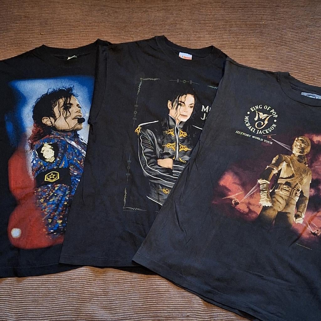 Michael Jackson Vintage Tour T-shirts, Verzamelen, Muziek, Artiesten en Beroemdheden, Ophalen of Verzenden, Zo goed als nieuw